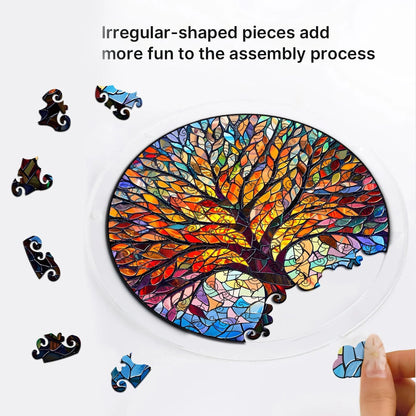 🔥LAST DAY 70% OFF 🧩Acrylic 80 Pcs Puzzle✨Suncatcher Hanging Ornament