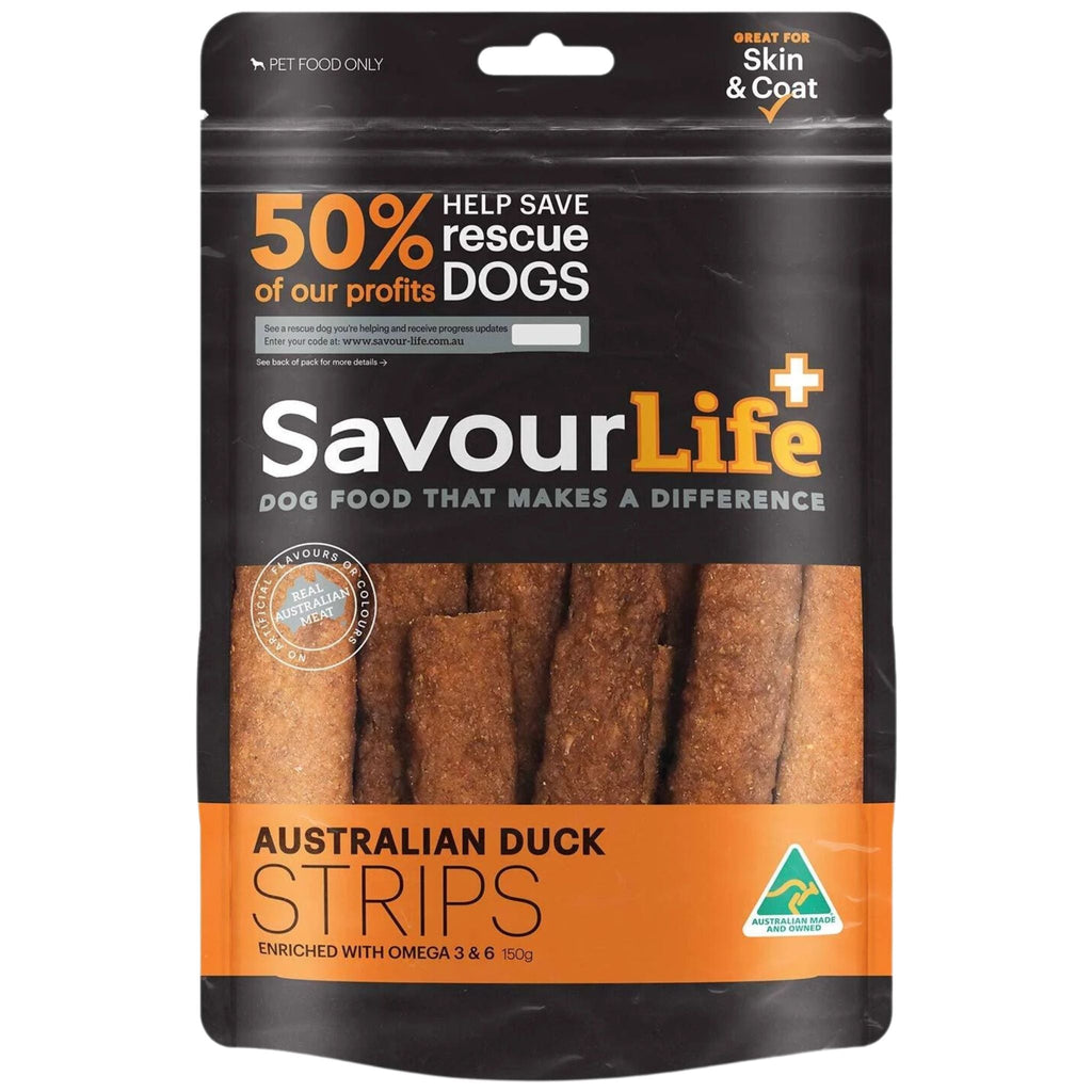 SavourLife Australian Duck Strips Dog Treats