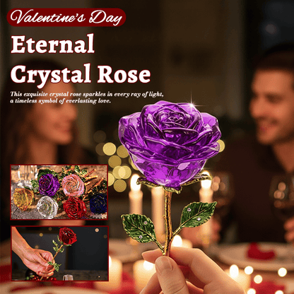 🌹Valentine Hot Sale 70% OFF💕Forever Blooming Crystal Rose