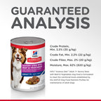 Hill's Science Diet Senior 7+ Savory Stew with Beef & Vegetables Canned Dog Food