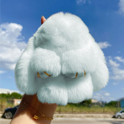 💕Early Bird Special Offer: 60% OFF🐰 Handmade Soft Bunny PomPom Charms