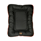 Petworld Luxury Dingy Bed Red Trim 1.3m x 1.05m Dog Bed