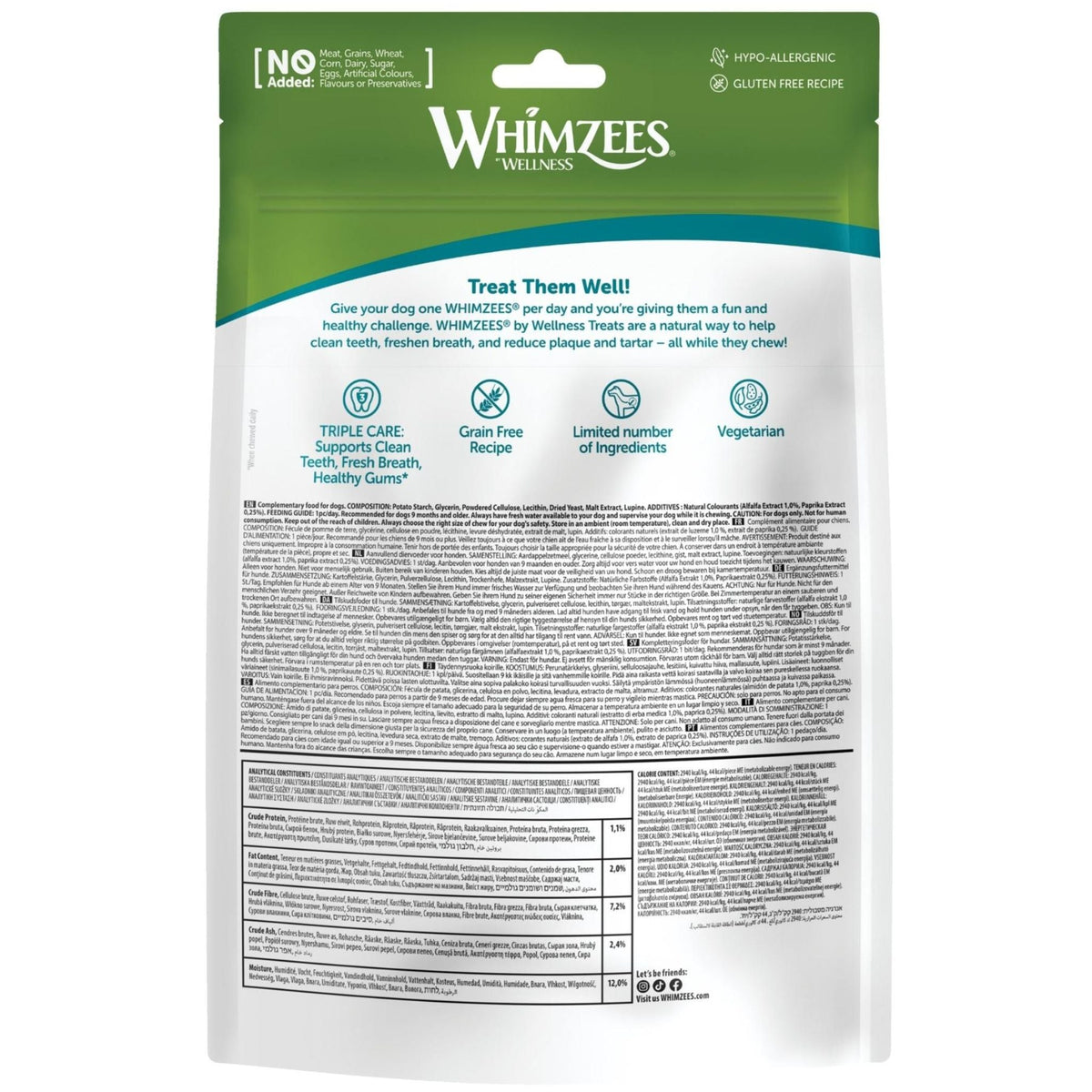 Whimzees Dental Dog Treats Stix
