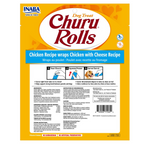 Inaba Dog Treat Churu Rolls Chicken Wraps with Cheese
