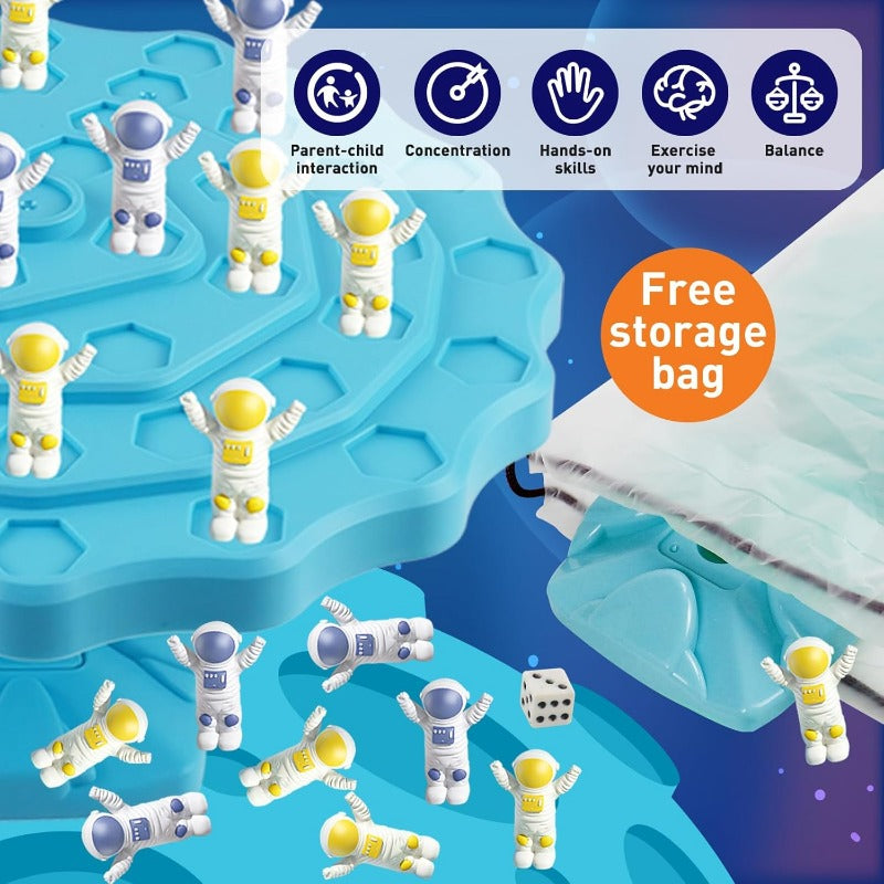 🔥LAST DAY SALE 49% OFF🔥Balance Spaceman Stacking Game – Interactive STEM Toy for Kids & Parents