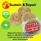 3603 Pk3 3-Inch Round Seagrass Mats