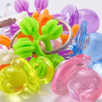 3775 Stainless Steel Paci Foot Toy
