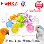 3775 Stainless Steel Paci Foot Toy