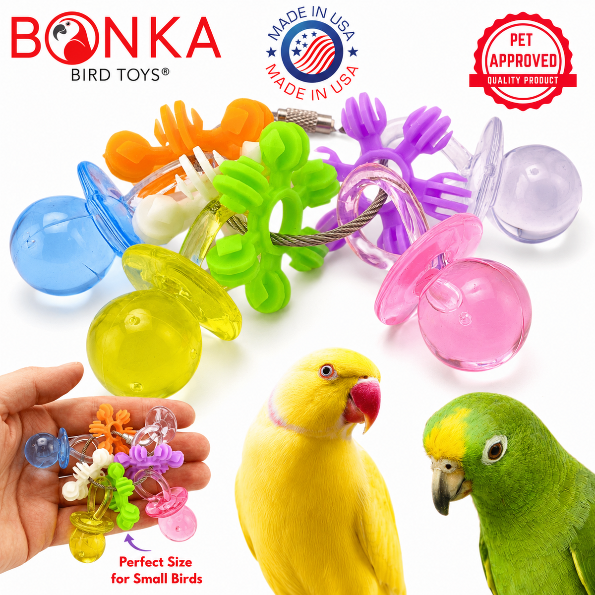 3775 Stainless Steel Paci Foot Toy
