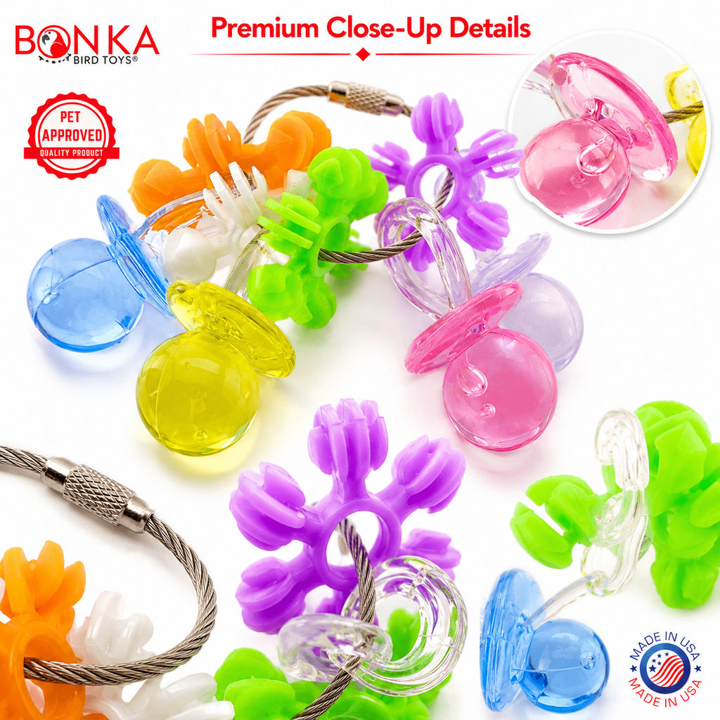 3775 Stainless Steel Paci Foot Toy