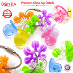 3775 Stainless Steel Paci Foot Toy