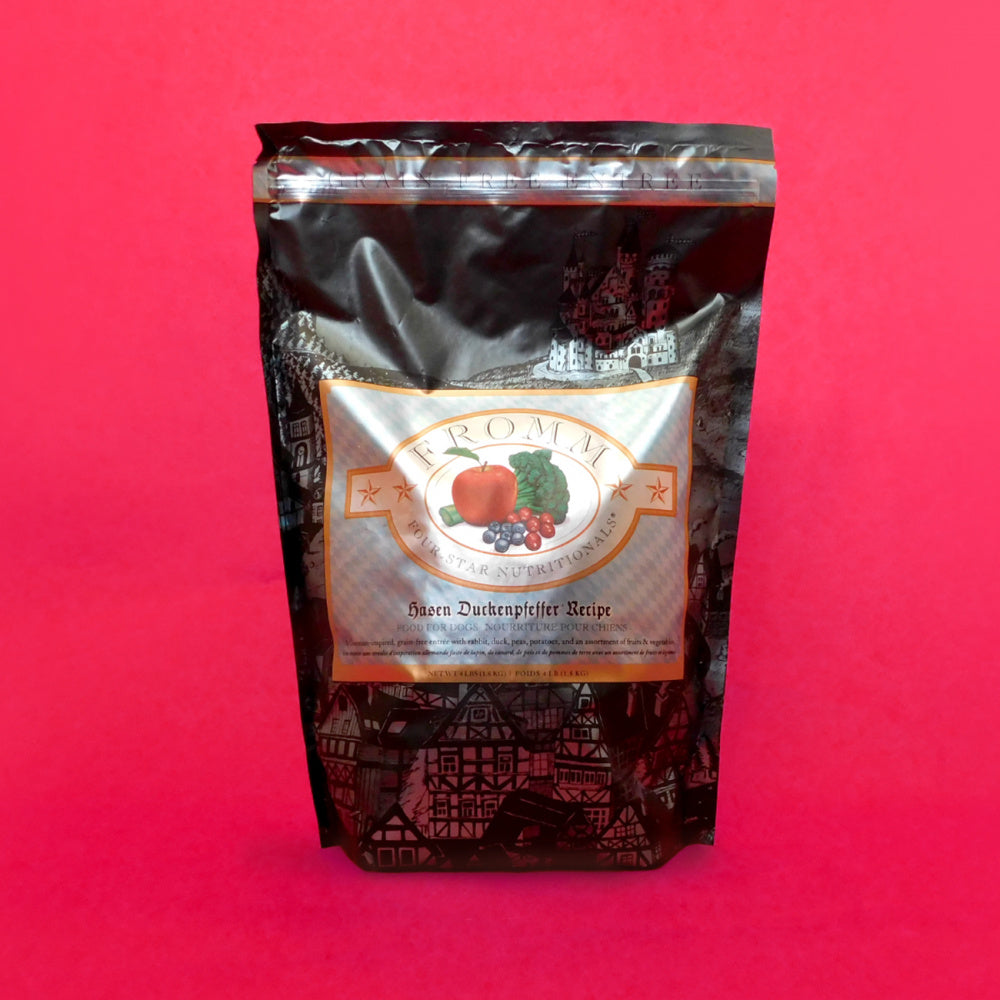 Fromm Four Star Grain Free Hasen Duckenpfeffer Dry Dog Food