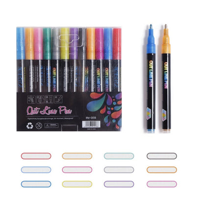 🔥🖌 Best-Selling Dual-Line Highlighter