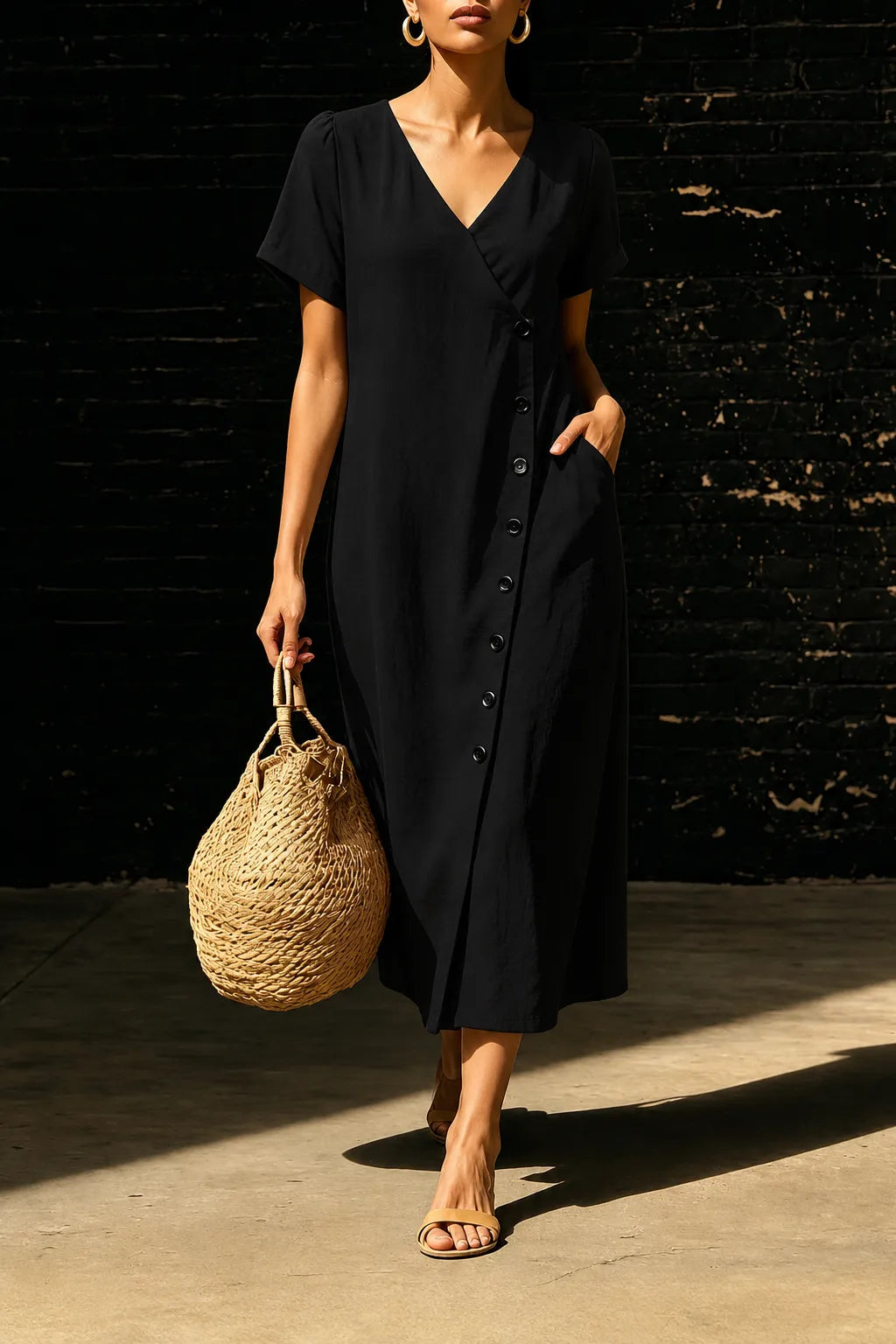 Seasonal Clearance Sale🔥8-PackOnly $34.9 Casual and stylish V-neck dress for beach vacation