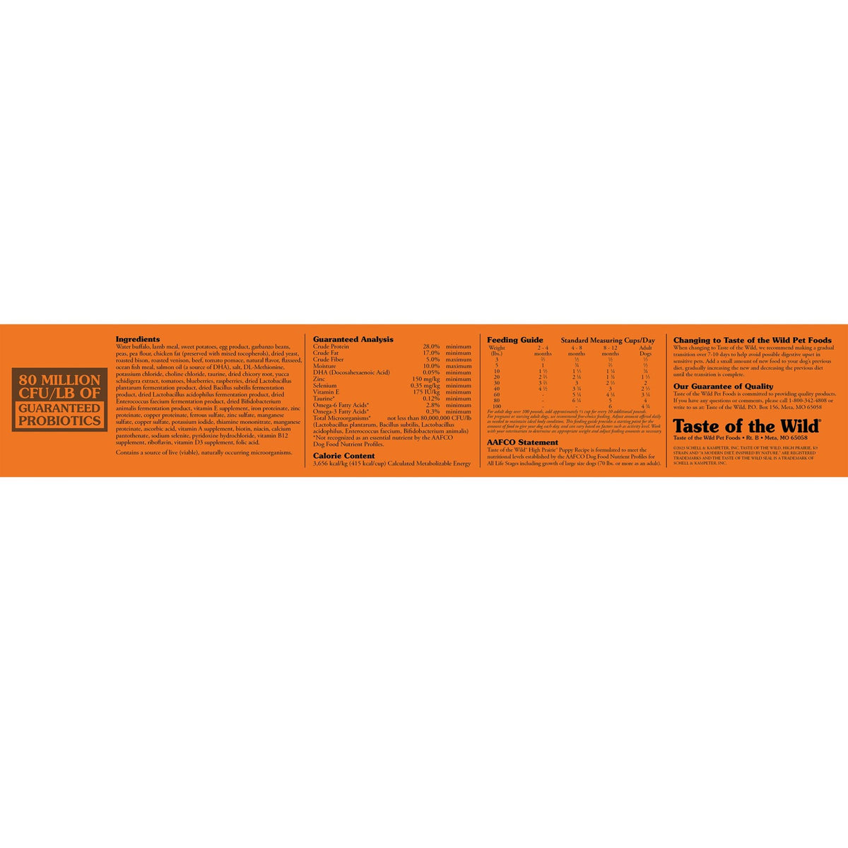 Taste of the Wild High Prairie Puppy Dry Dog Food