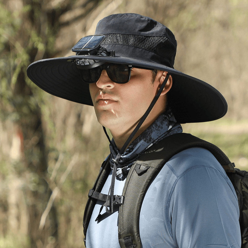 🎁LIMITED SALE 82% OFF !☀2025 New Ultralight Solar Fan Sun Hat – Lighter Than a Baseball!⚾(Only 11oz)