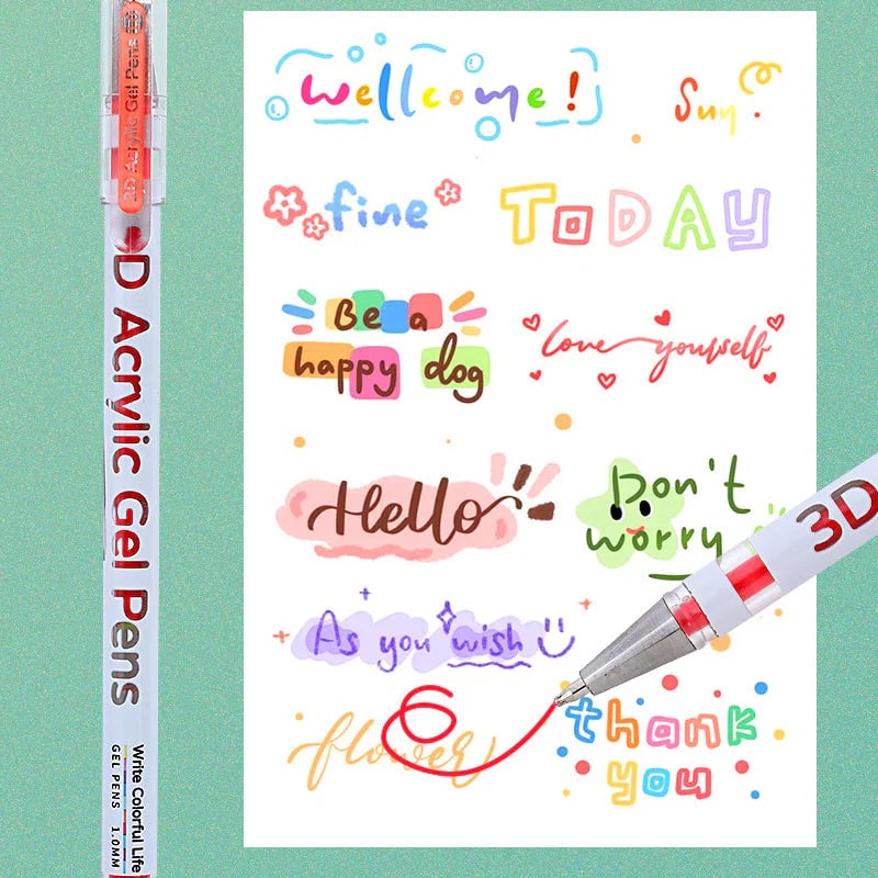 🎁New Year Sale 50% OFF🎁50K+ SOLD! Almost Gone✨Multi-Color Gel Pen Set for Drawing & Coloring