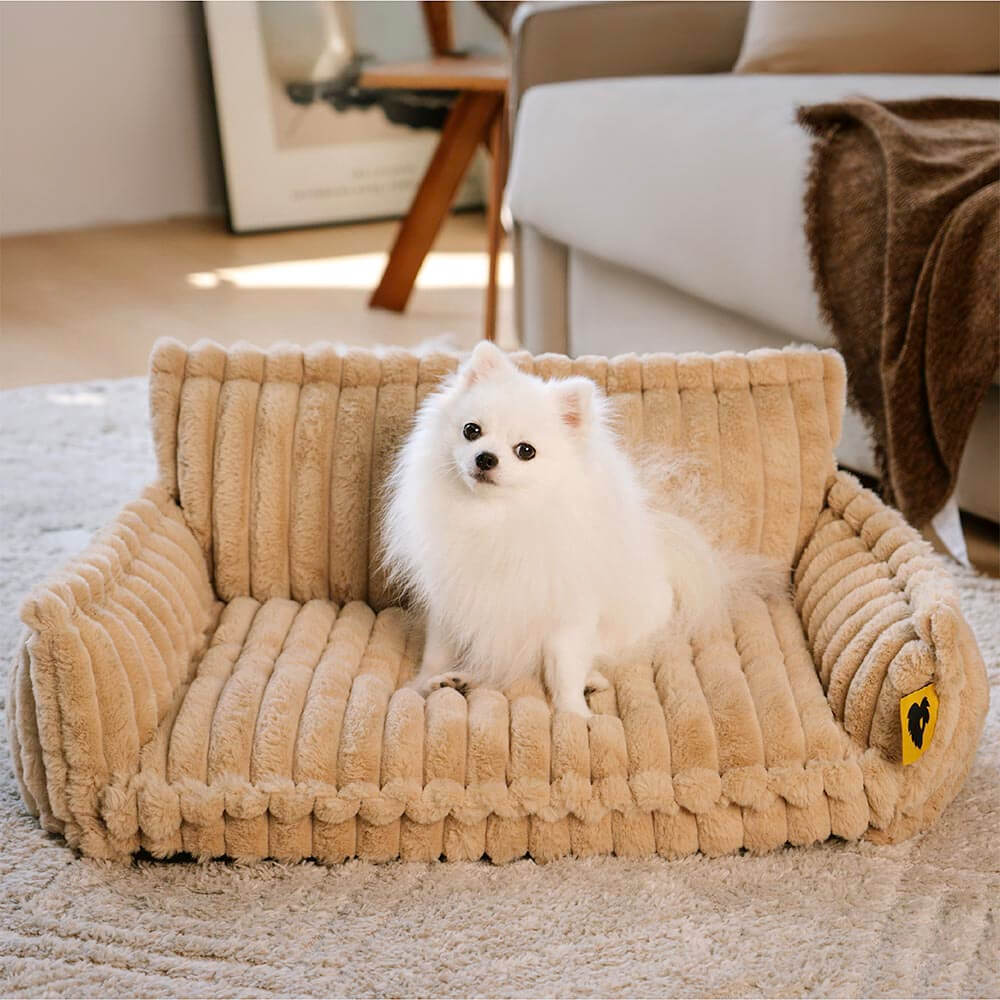 Orthopedic Dog Sofa Bed With Pillow-Snoozy Dream