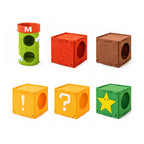 Creative Mario Block Cat Bed Semi-Enclosed Indoor House