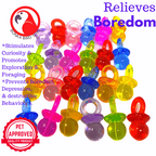 2949 Pk24 3/4" Color Tiny Pacifiers
