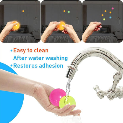 🌈LAST DAY BIG SALE 49% OFF - Glow in The Dark Sticky Balls