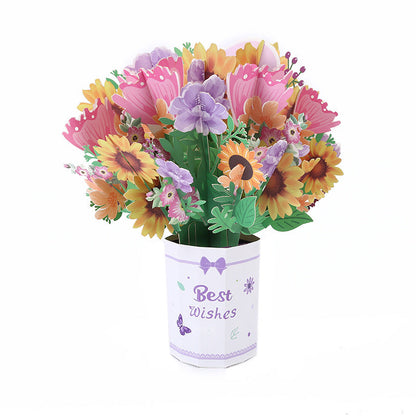 🏆35K+ SOLD! 🌼💌 Forever-Blooming 3D Flower Pop-Up Card– Personalized Love Message & Everlasting Bloom 🎁