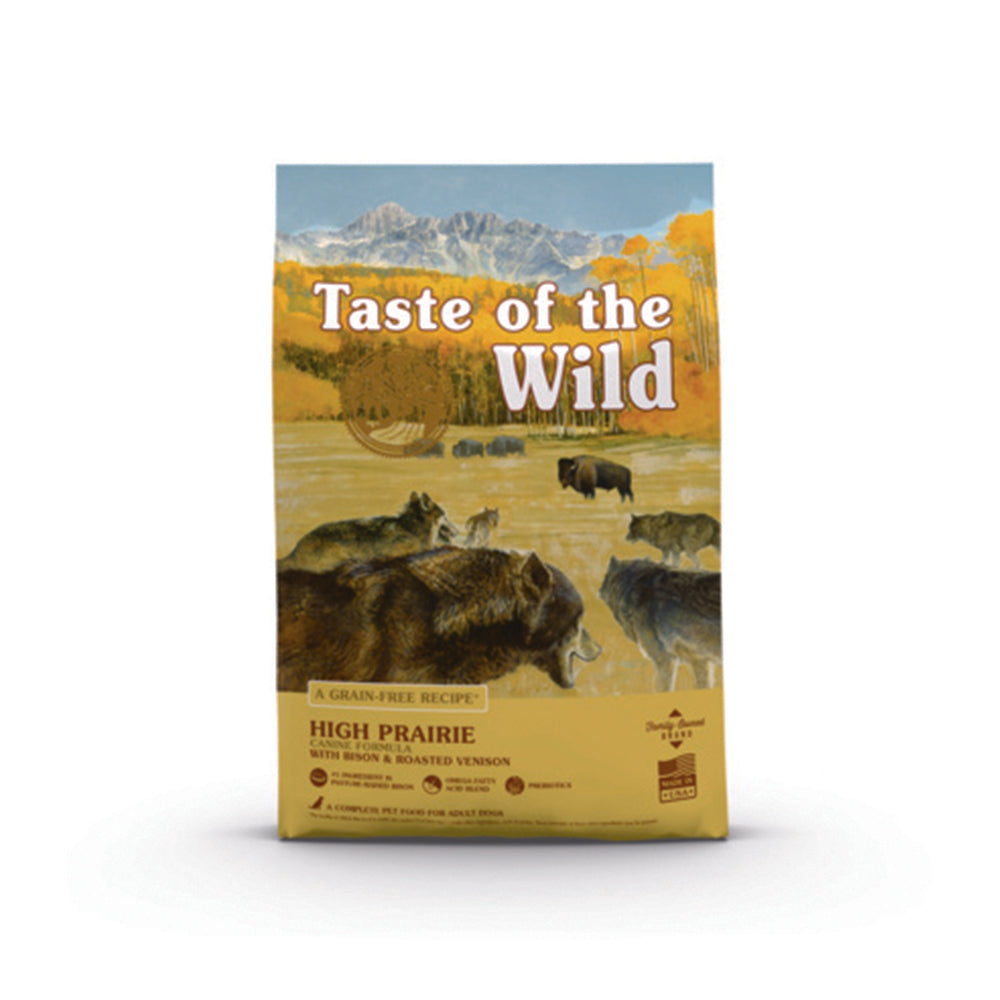 TASTE OF THE WILD High Prairie Bison Canine Formula Grain Free Dog Food
