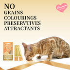 CAT FOREST Puree Chicken with Salmon Cat Treats