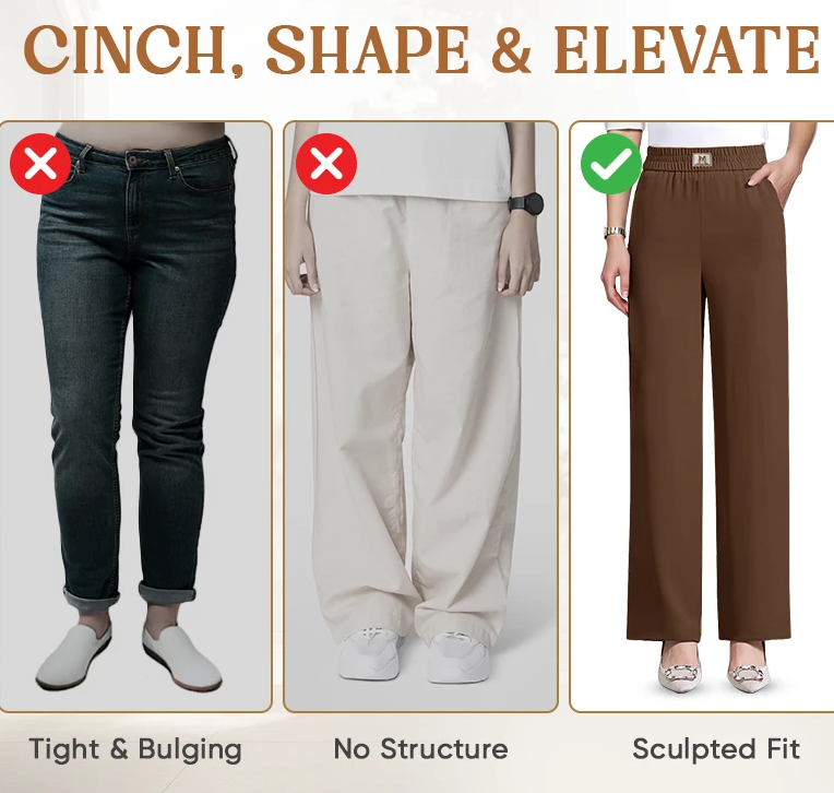 👖Three Lengths Available💥Perfect Drape High Rise Pull-On Stretch Pants