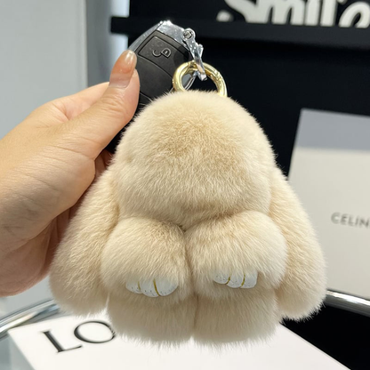 💕Early Bird Special Offer: 60% OFF🐰 Handmade Soft Bunny PomPom Charms