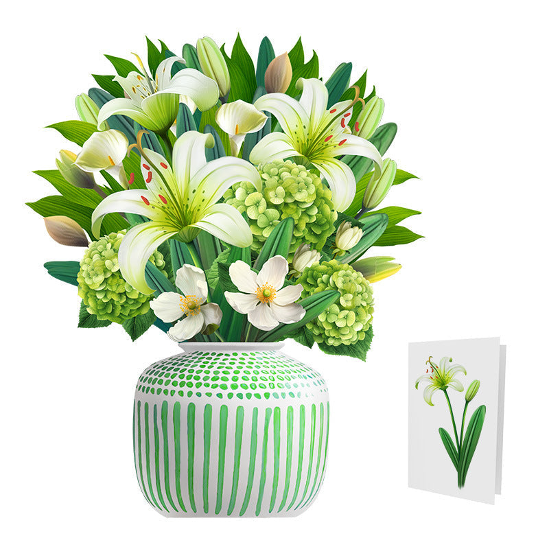 🏆35K+ SOLD! 🌼💌 Forever-Blooming 3D Flower Pop-Up Card– Personalized Love Message & Everlasting Bloom 🎁