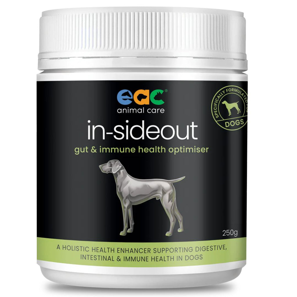 EAC Animal Care in-Sideout Dog formula - Pre & Probiotic Natural Nutraceutical Supplement for Dogs