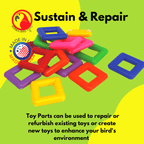 2288 Pk14 Plastic Squares