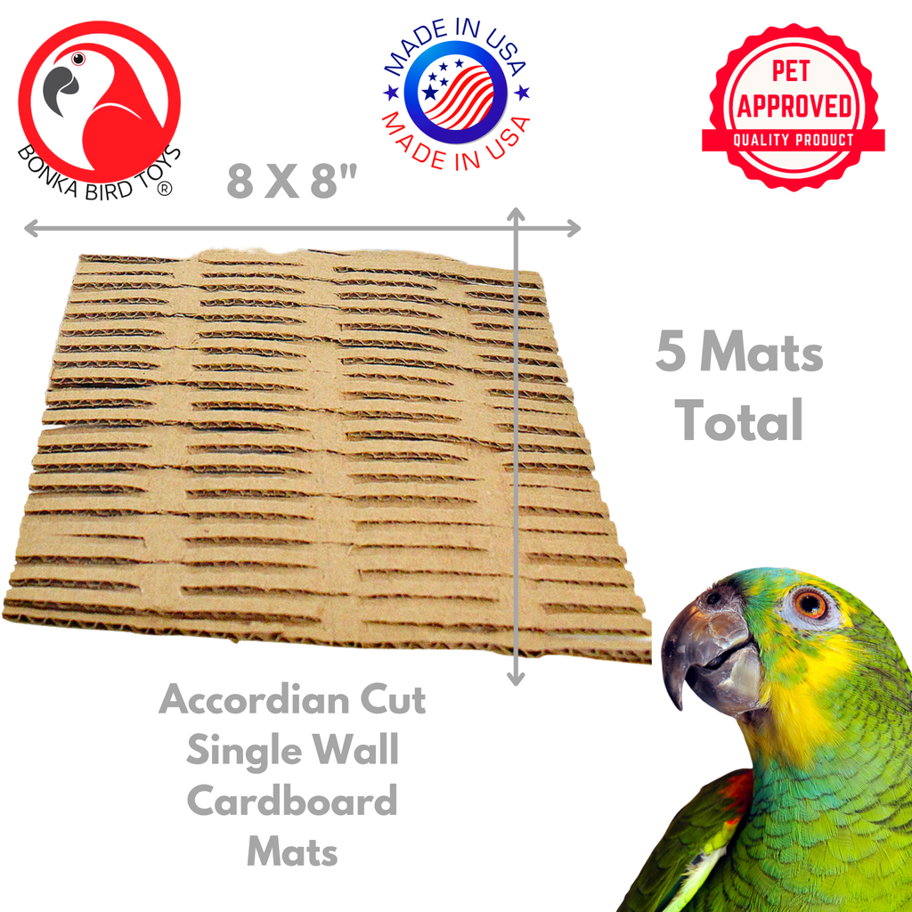 3455 Pk5 6X6 Inch Cardboard Shred Mat