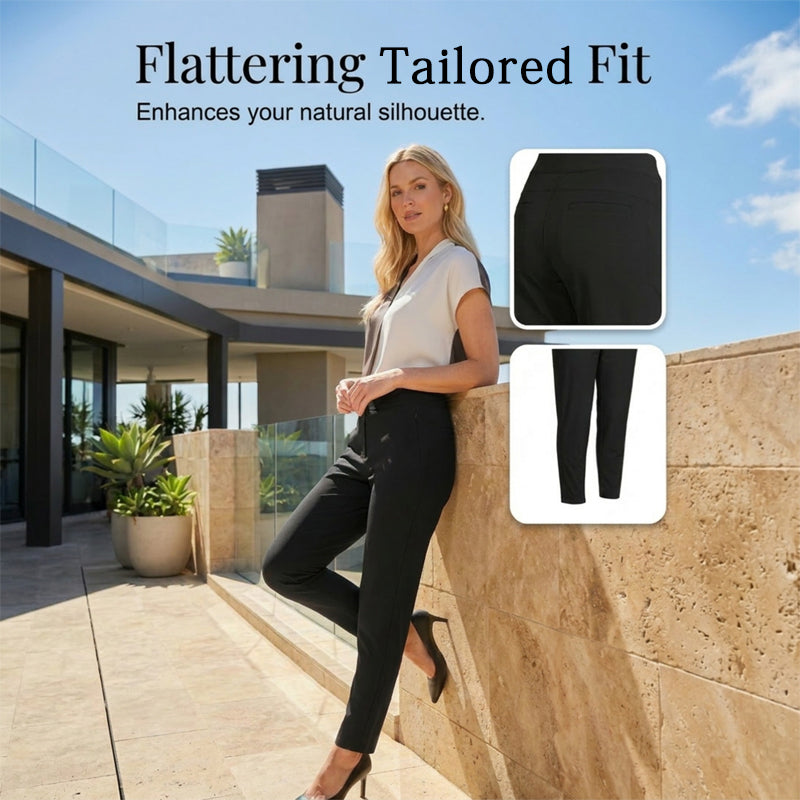 ⏳LIMITED OFFER 70% OFF🌞Women’s Fitted High-Waisted Zip-Pocket Trousers