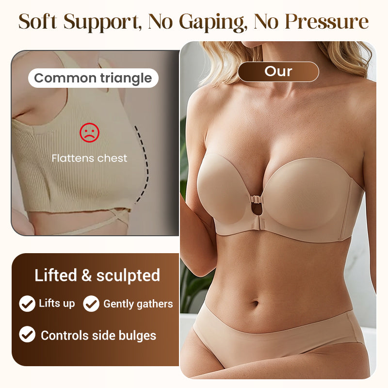 💜Limited Sale 70% OFF💜Seamless Front Closure Bra With Adjustable Straps