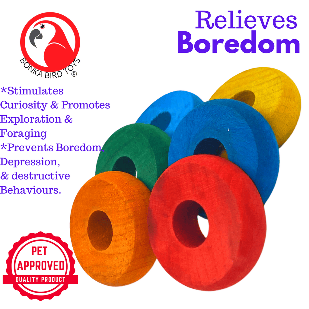 2936 Pk6 Colored Wooden Wheel