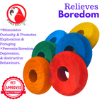 2936 Pk6 Colored Wooden Wheel