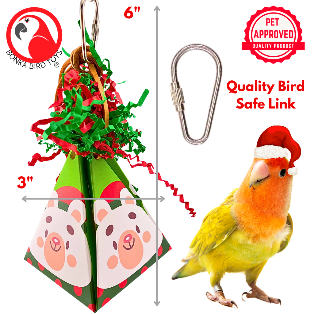 2904 Polar Bear Christmas Crinkle Cone