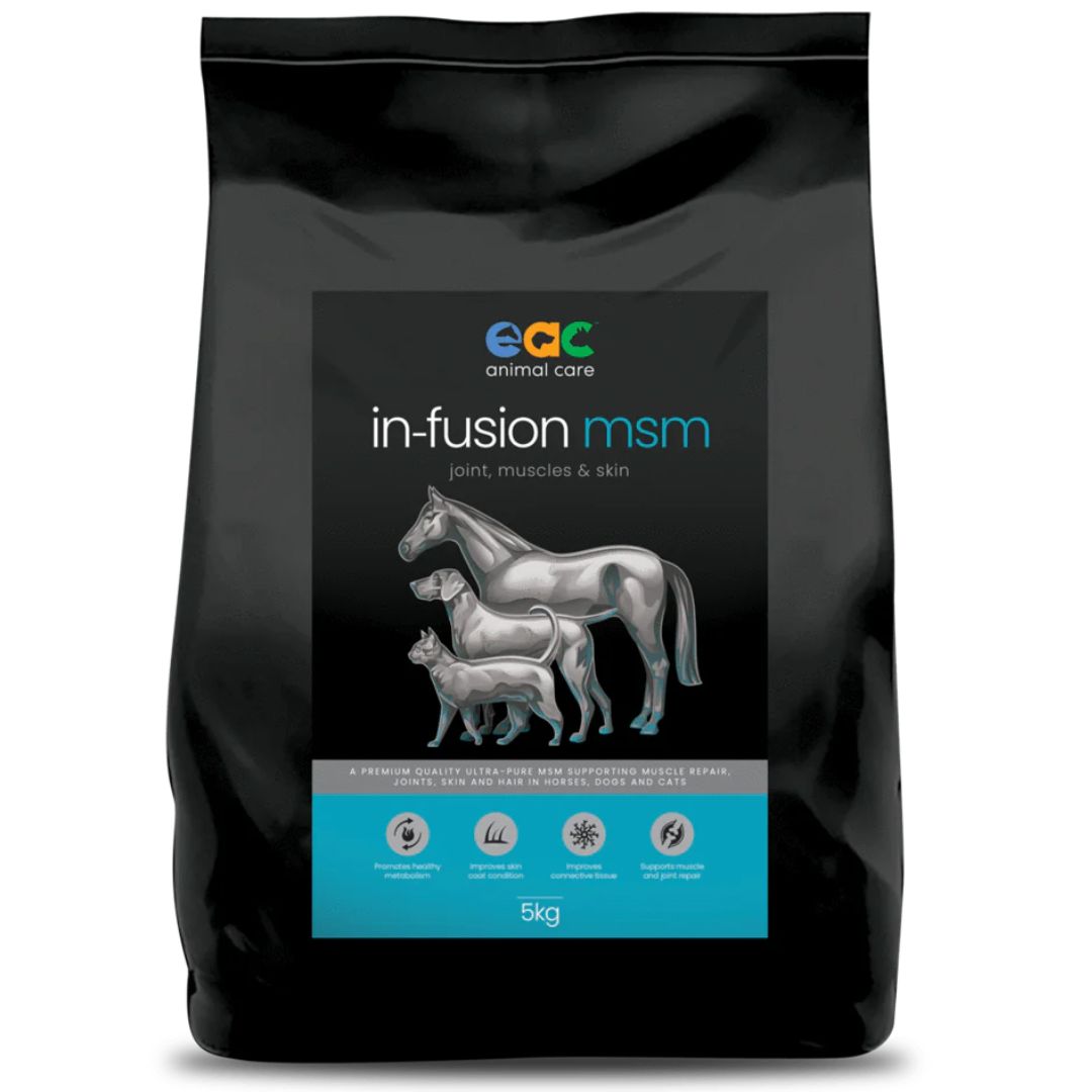 EAC Animal Care in-Fusion MSM - Ultra Pure Methylsulfonylmethane Joint Supplement for Horses, Dogs & Cats