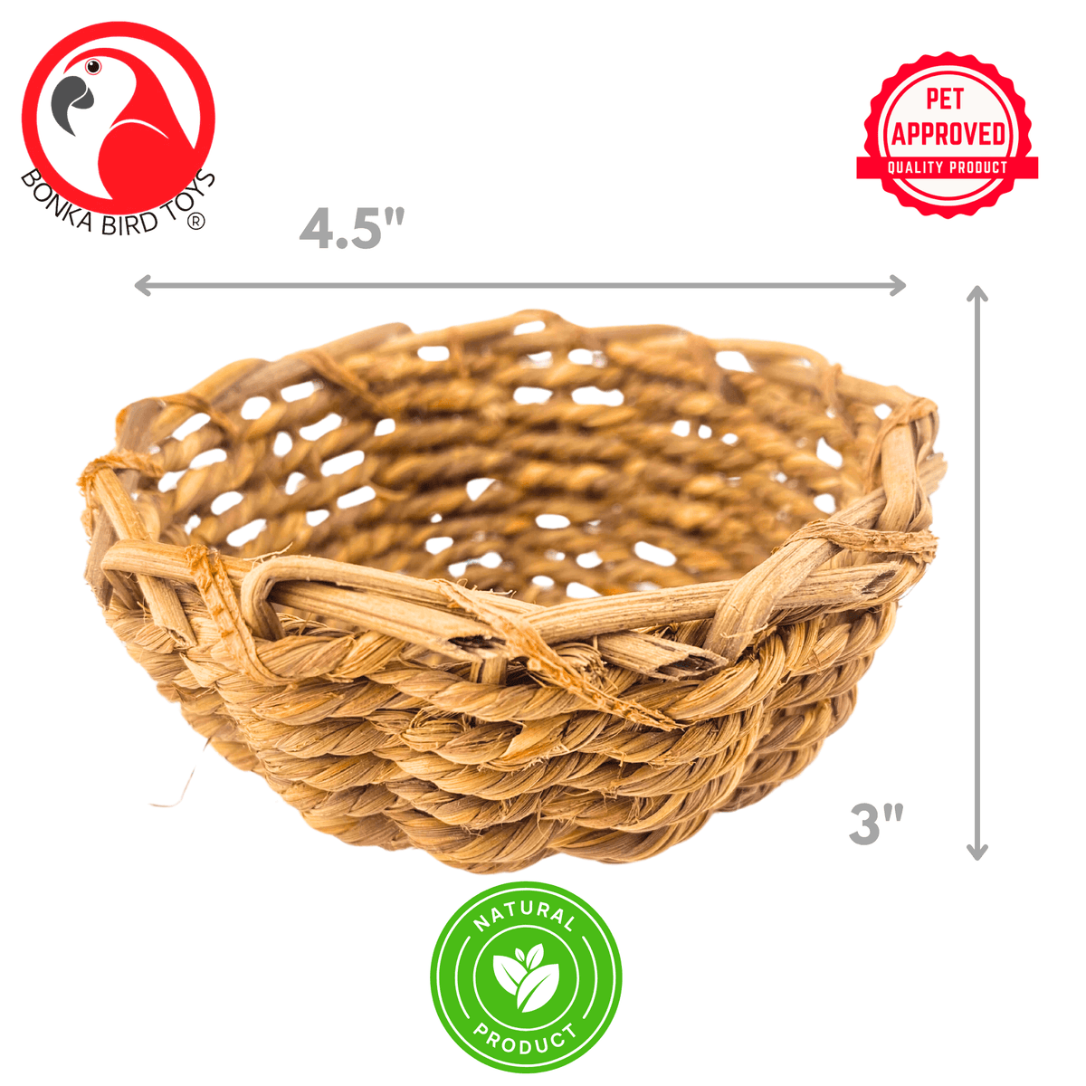 1262 Natural Grass Bowl