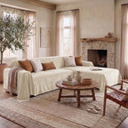 Soft and Waterproof Scratch-Resistant Non-Linting Throw  Sectional Couch Cover