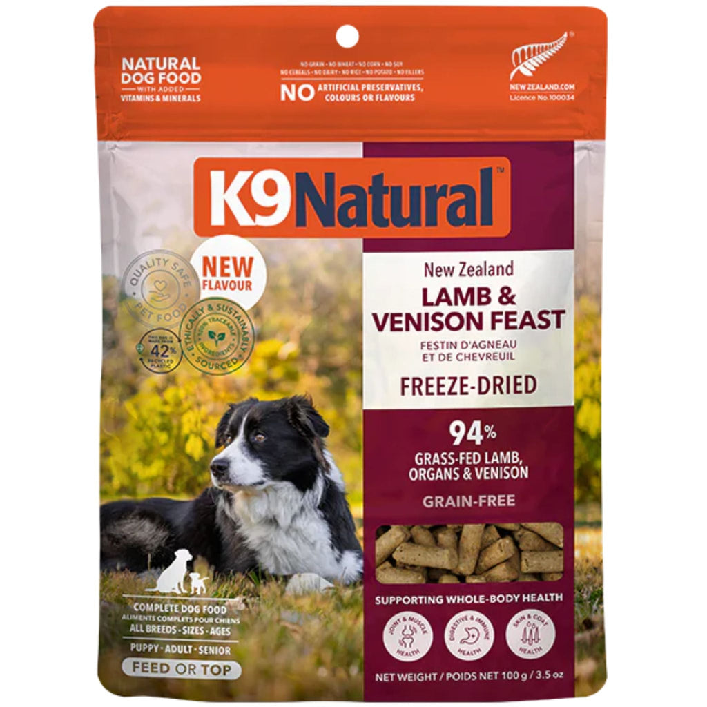 K9 Natural Lamb & Venison Feast Freeze Dried Dog Food