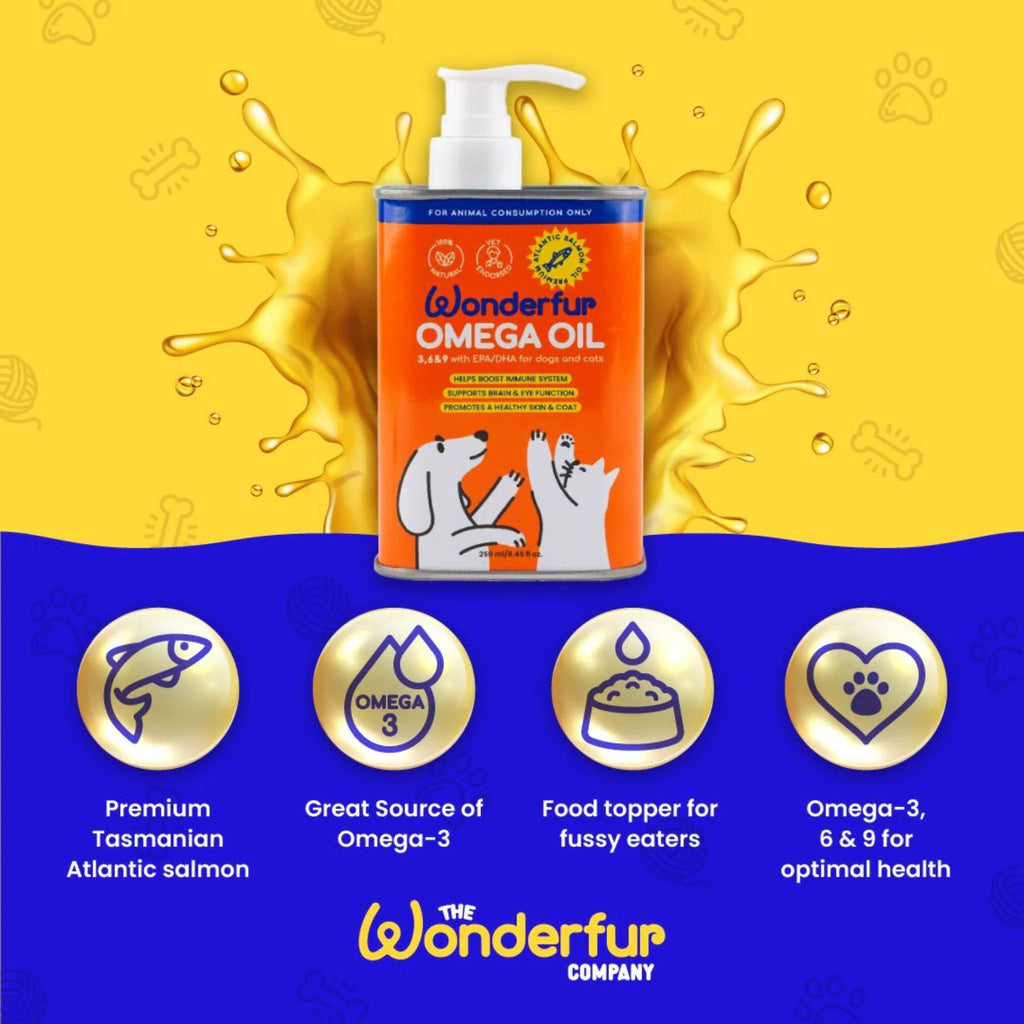 Wonderfur Super Omega Oil for Dogs & Cats