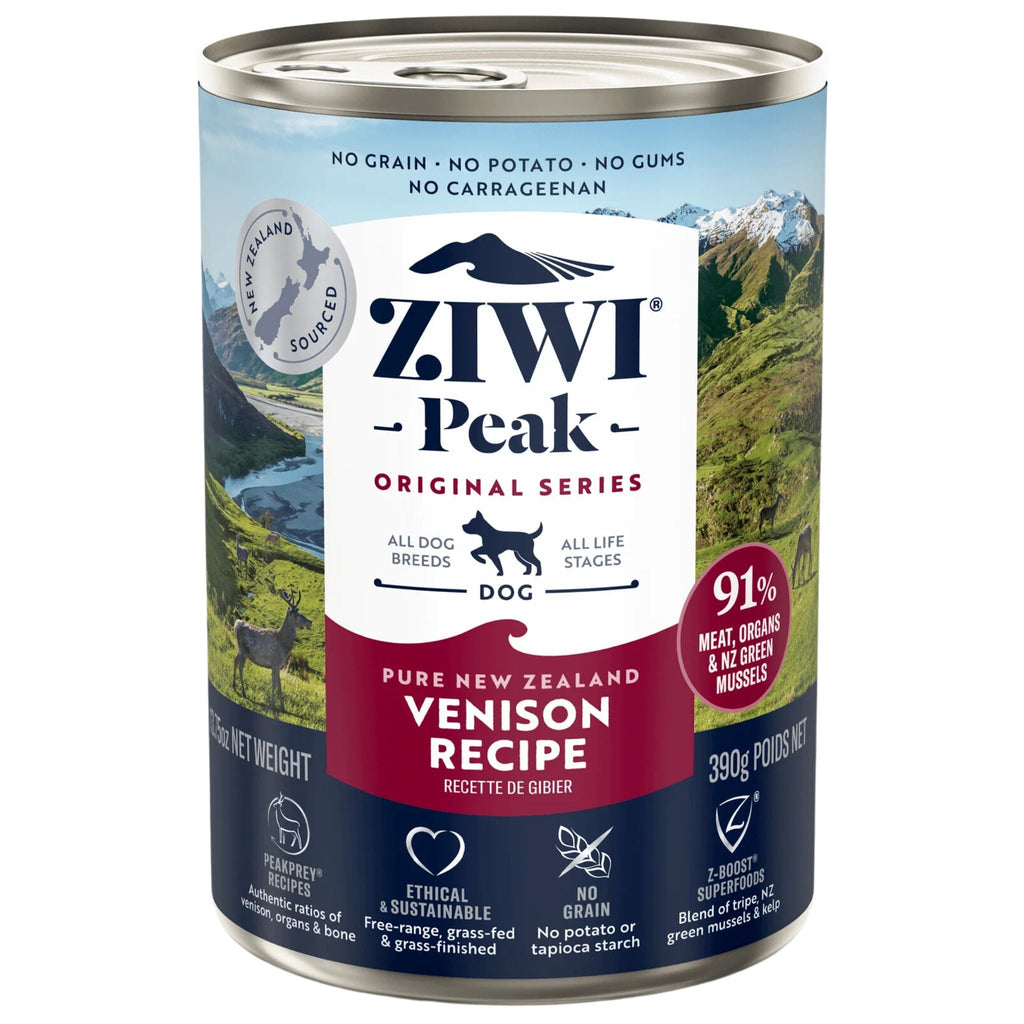 ZIWI Peak Dog Food Cans Venison