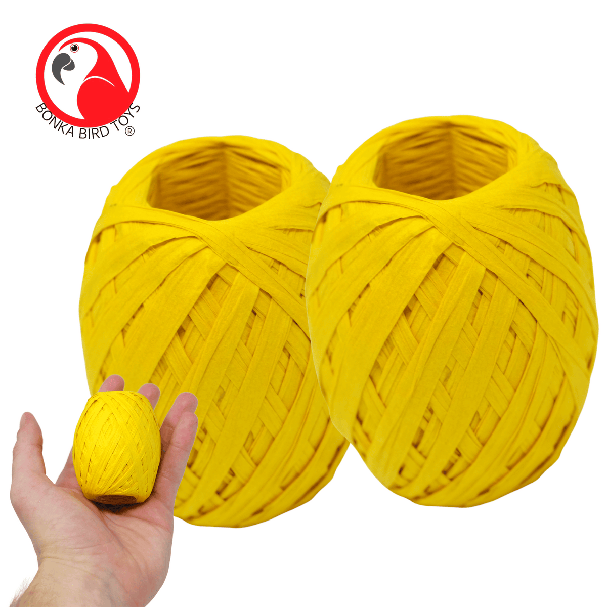 Pack 2 Specialty Raffia Ribbon Gift Packing (200ft)