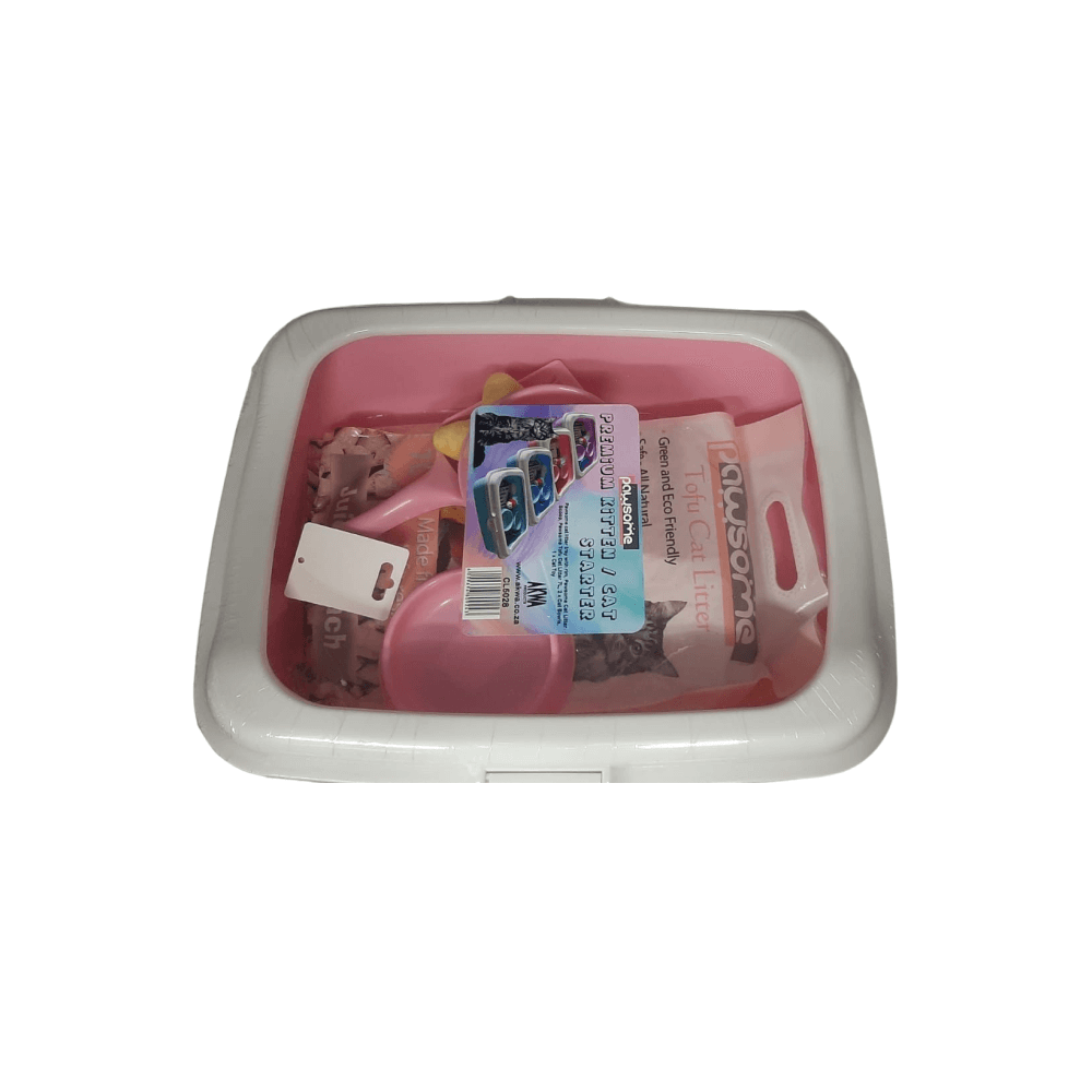 Pawsome Premium Kitten Various Colors Cat Starter Kit