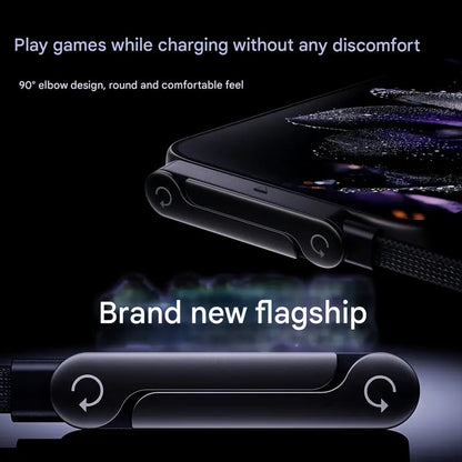 🎁Year-End Sale 70% OFF🏆⚡2-in-1 Fast Charging Cable with Adjustable Phone Stand