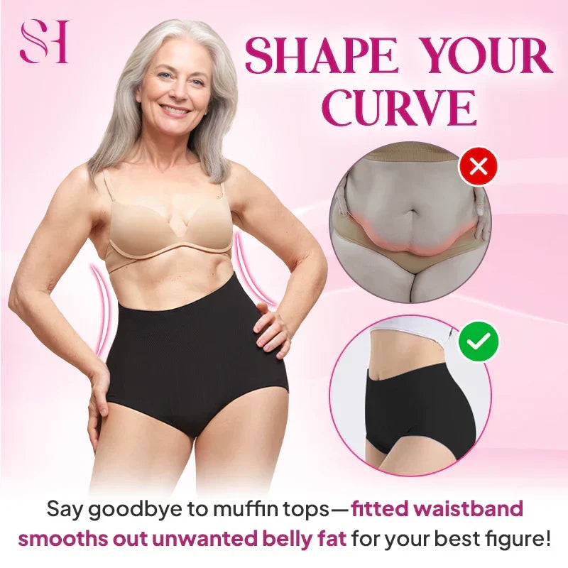 💞CLEARANCE SALE 70% OFF - High-Waist Tummy-Control Butt-Lifting Panties
