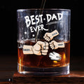 Best Dad - Personalized Whiskey Glass